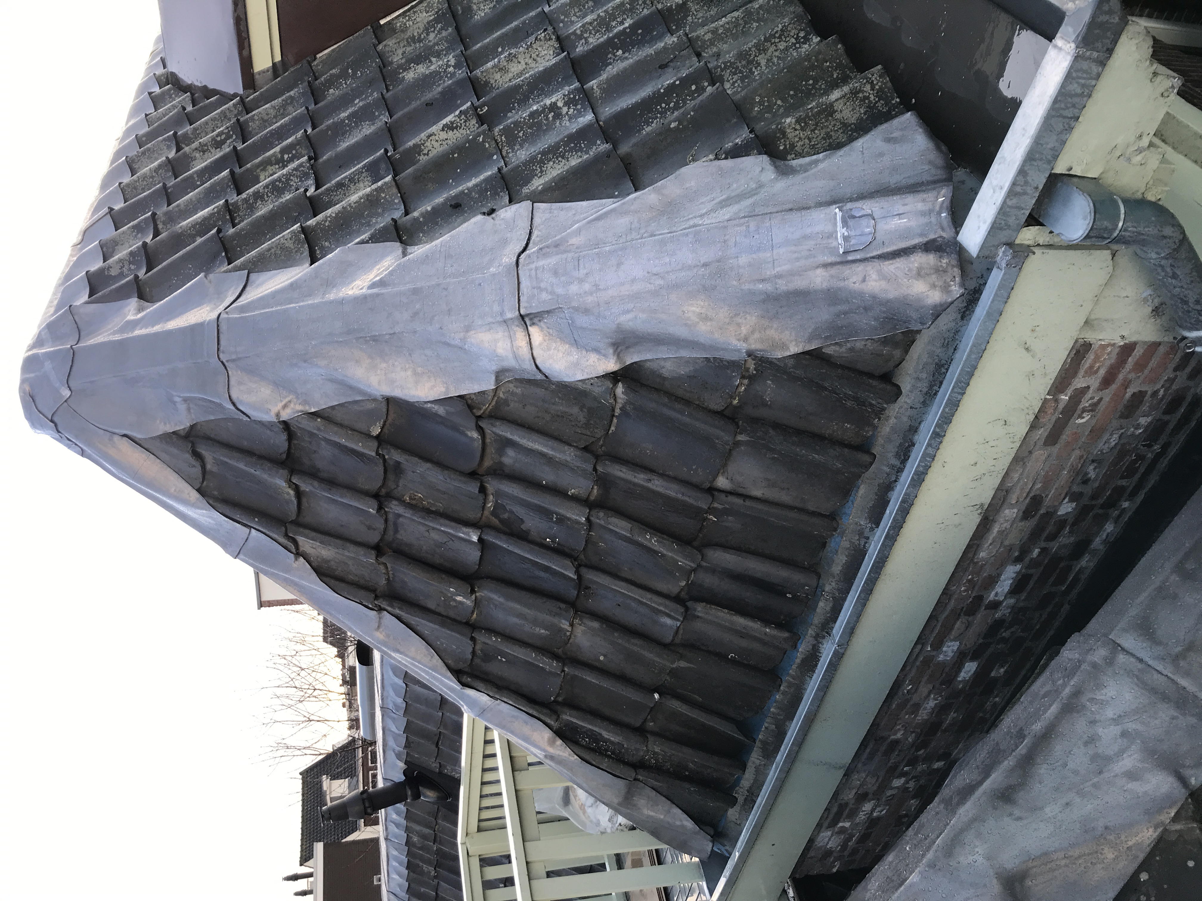 Loodwerk schoorsteen